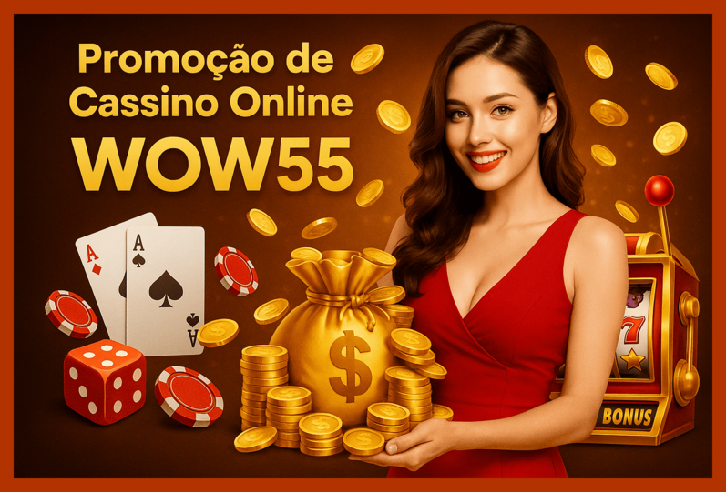 O bônus promocional WOW55 é uma ótima maneira de começar sua aventura