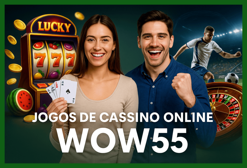 Jogos de cassino online inovadores e emocionantes na WOW55